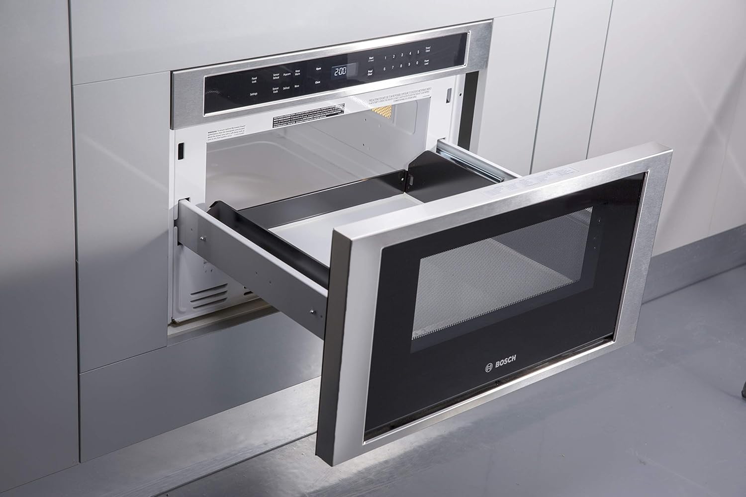 Bosch HMD8451UC 800 ,Over-the-Range,24" Stainless Steel Microwave Drawer