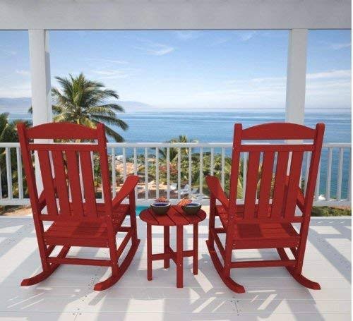 POLYWOOD Presidential Rocking Chair - Sunset Red