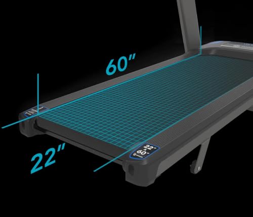 Horizon Fitness 7.4 at Studio Series Smart Treadmill with Bluetooth and Incline, Heavy Duty Folding Treadmill 350 lbs Weight Capacity, Pro Running Machine for Home Exercise and Running with Apps