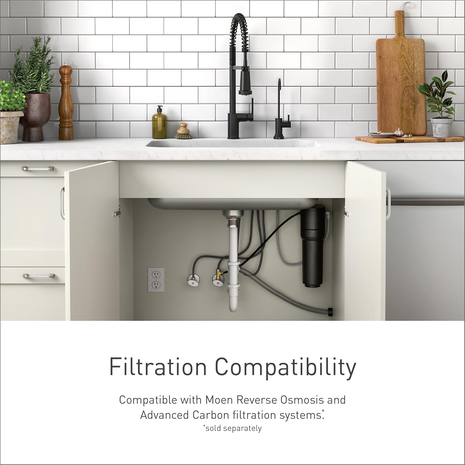 Moen F7600SRS SIP One-Handle High Arc Beverage Faucet, Spot Resist Stainless