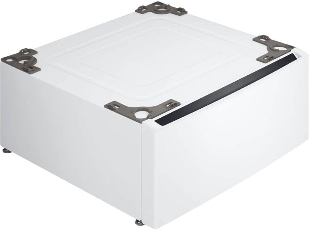 LG WDP6W 27 inch White Laundry Pedestal with Storage Drawer