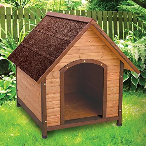 Ware Manufacturing 01708 37.5 inchw x 43.75 inch D x 41 inch Extra-Large H A-Frame Dog House, Brown