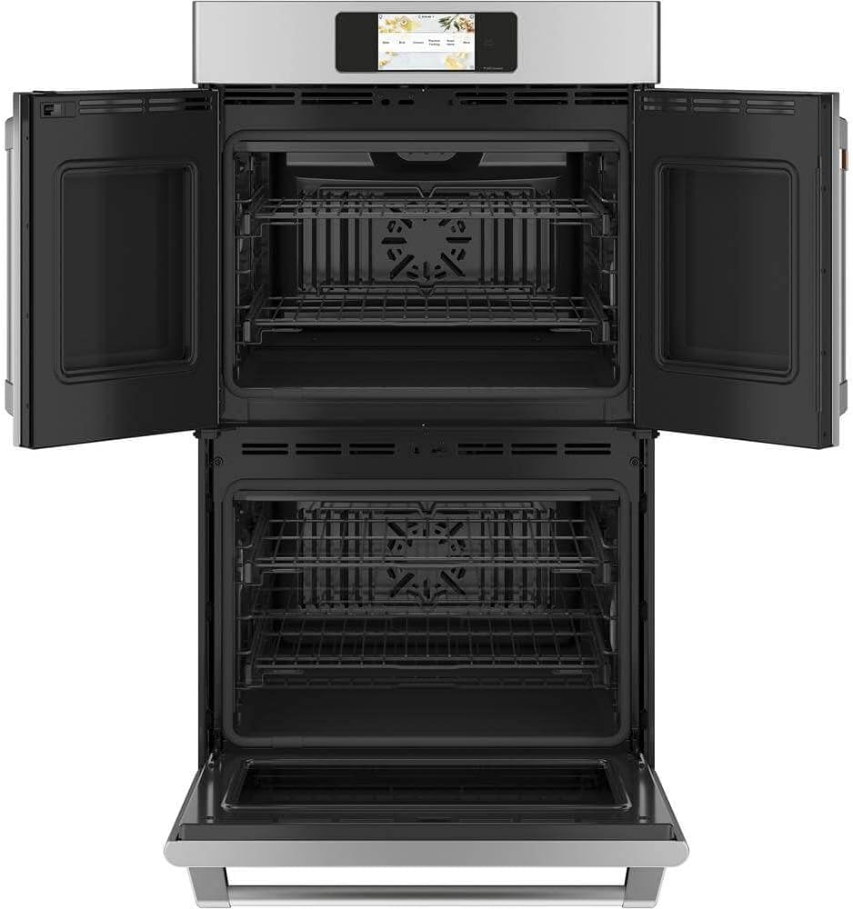 Cafe CTD90FP2NS1 30" Professional Stainless Steel French Door Smart Double Wall Oven with 10 cu. ft. Total Capacity Convection French Door Sabbath Mode