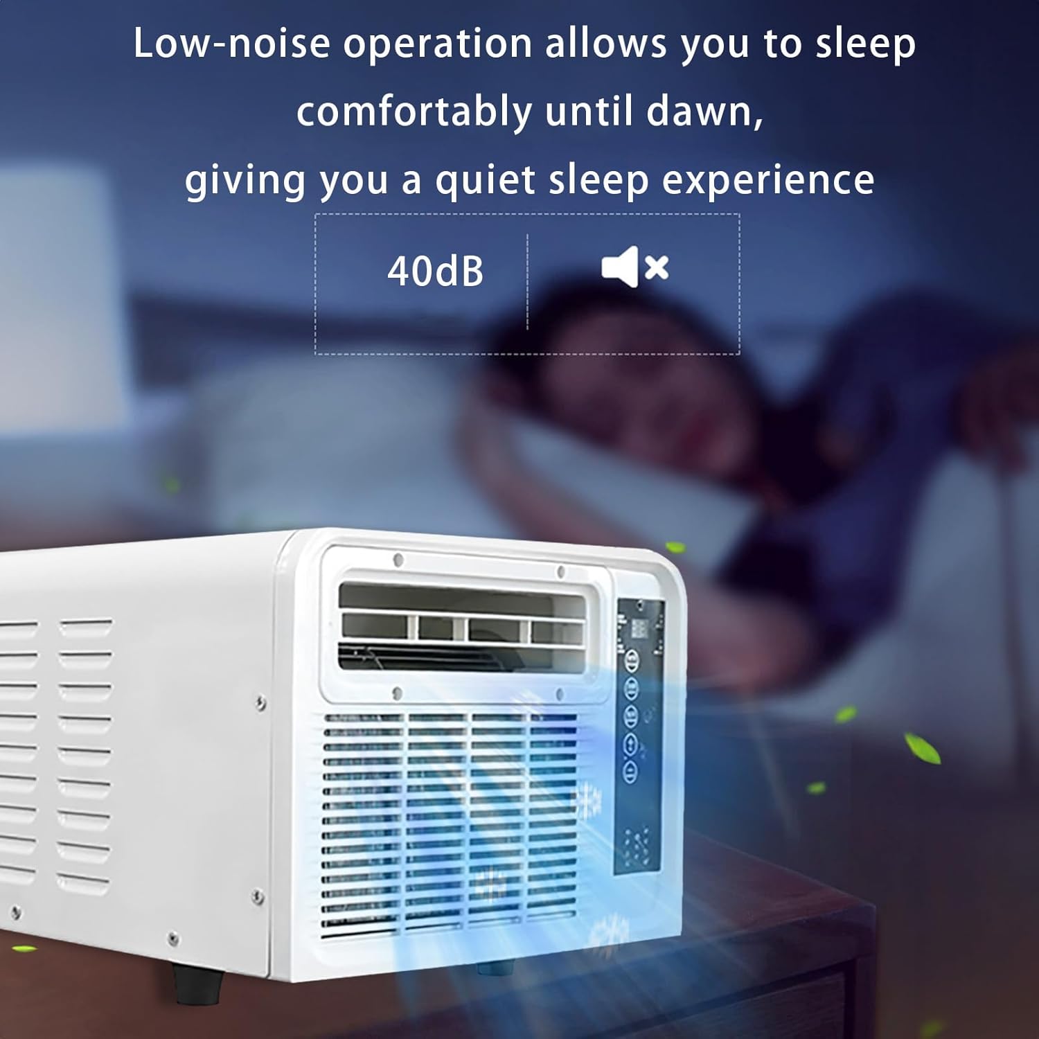Portable Air Conditioner, with Dehumidification Effect and Fast Cooling Function, Remote Control 280w Power Consumption 2500BTU Mini Mobile Air Conditioner, Suitable for Outdoor Tent, Car Camping