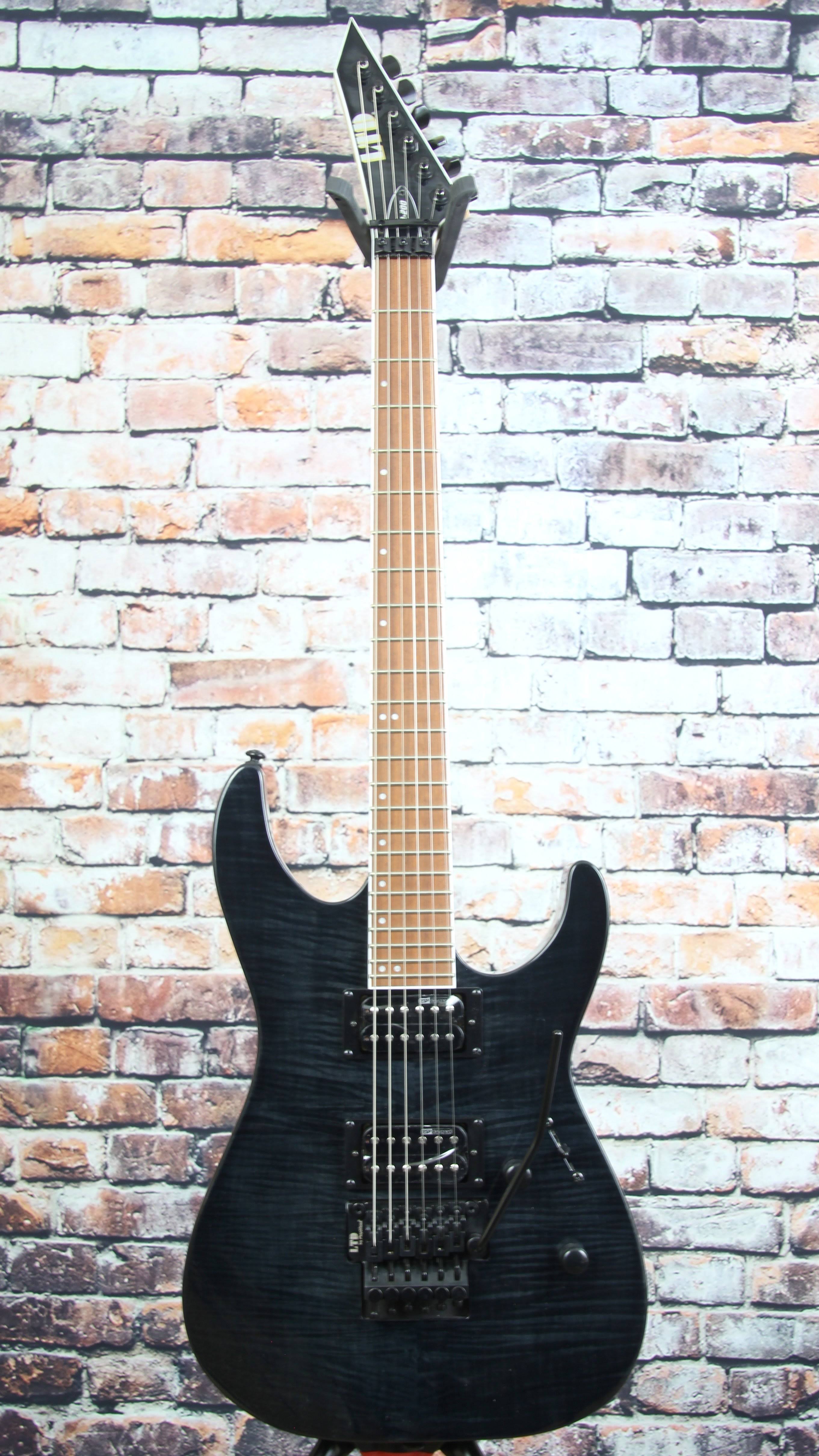 ESP LTD M-200FM See Thru Black Electric Guitar