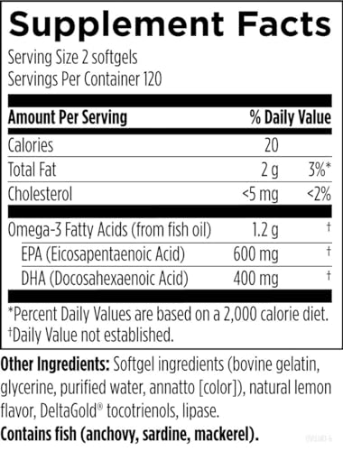 Designs for Health OmegAvail Ultra TG Fish Oil 1200mg