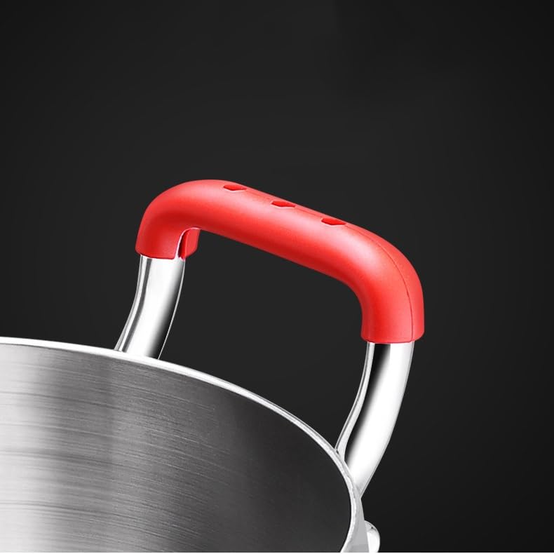 LNYHLXS Stainless Steel Stock Pot Soup Sauce Pan Cooking Pots Lids Cover Daily Use Stockpot Pans For The
