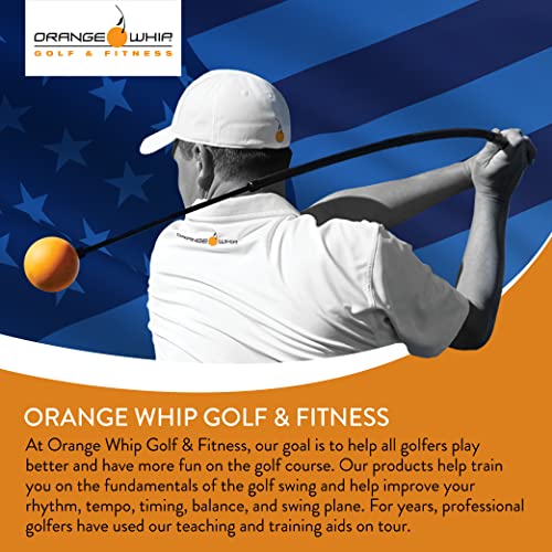 Orange Peel Balance Trainer Aid for Improved Balance by Orange Whip Golf - Upgrade Option with Resistance Band Fitness Training