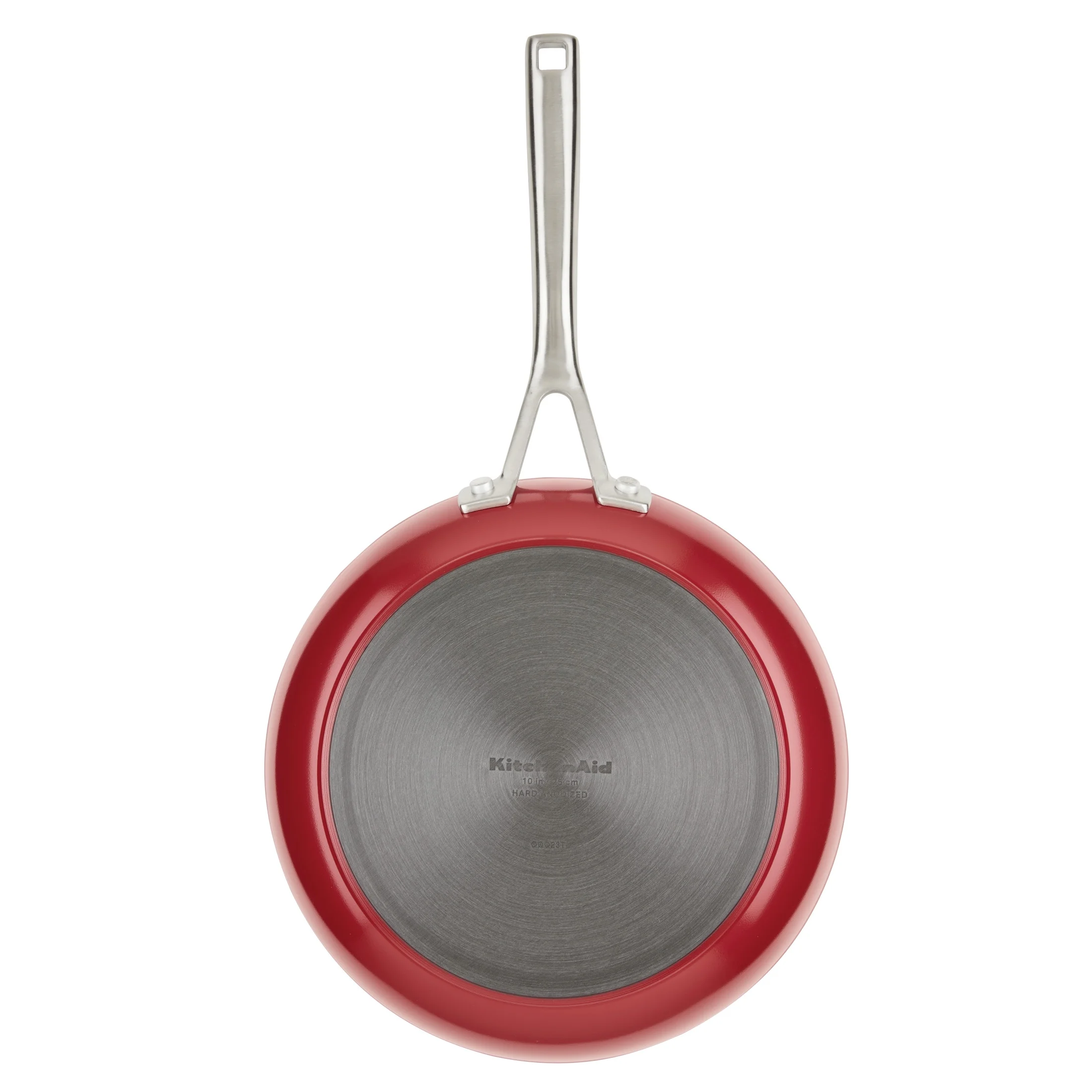 KitchenAid Hard Anodized Ceramic 10 Piece Nonstick Cookware Pots and Pans Set, Empire Red