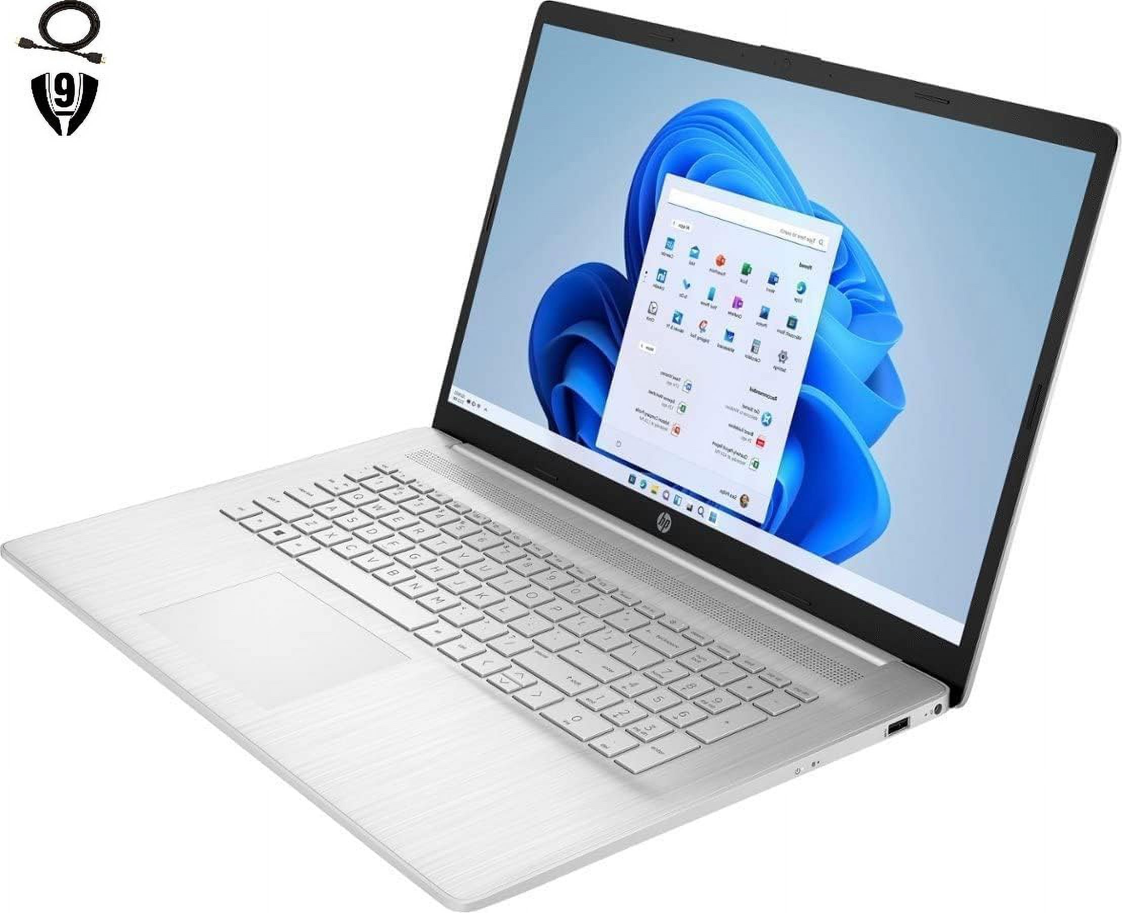 HP 17.3" HD Touchscreen Laptop, AMD Ryzen 5 7530U (6-Core) Processor, AMD Radeon Graphics, 64GB RAM 2TB SSD, Bluetooth, HDMI, 720p HD Camera, Wi-Fi 6, Numeric Keypad, Windows 11 Home, Silver