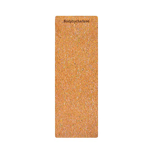 Air Cork Yoga Mat - Bodybycharlene - Non Slip, Anti Skid Cork Surface with TPE Backing - 71"X24"X10mm Thick Yoga Mats!