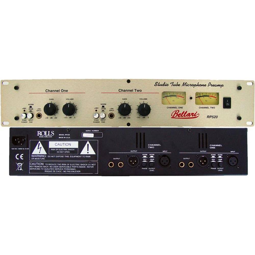 Rolls RP520 Studio Tube Mic Preamp