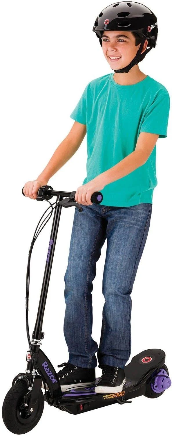 Razor E100 Power Core Electric Scooter (Purple)