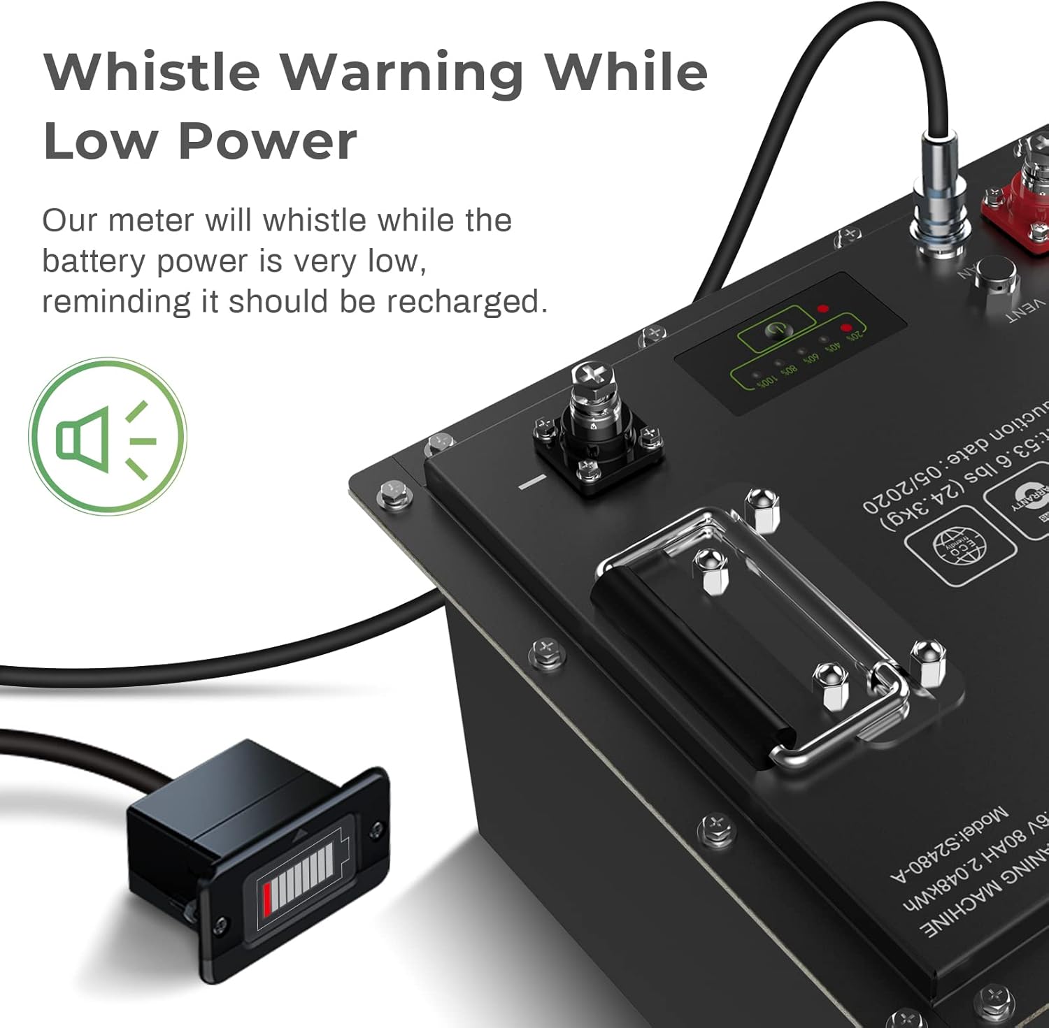 12V Lithium Battery 30Ah, RoyPow Deep Cycle LiFePO4 for RV, Solar Marine and Off-grid Applications