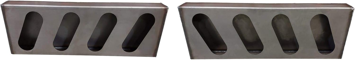 Light Box, Triple Oval Slanted, 6Oval Lights, for Truck or Trailer, Steel, Star Fabrication, 1046-47 (1 pair)