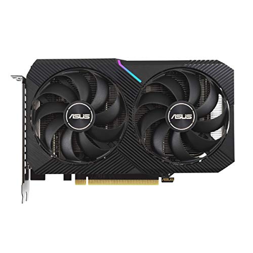 ASUS Dual NVIDIA GeForce RTX 3060 V2 12GB GDDR6 Gaming Graphics Card (PCIe 4.0, 12GB GDDR6 Memory, HDMI 2.1, DisplayPort 1.4a, 2-Slot Design, Axial-tech Fan Design, 0dB Technology)
