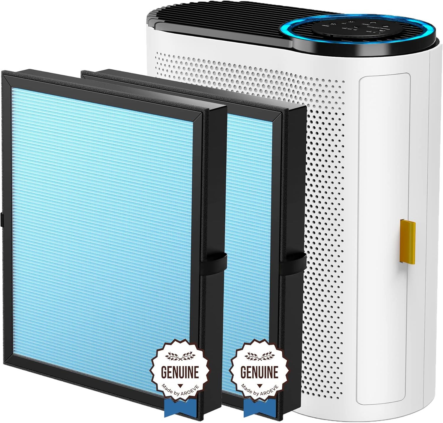 AROEVE Air Purifier for Home with Three Air Filter(One Basic Version & Two Standard Version) for Dust, Pet Dander, Smoke, Pollen