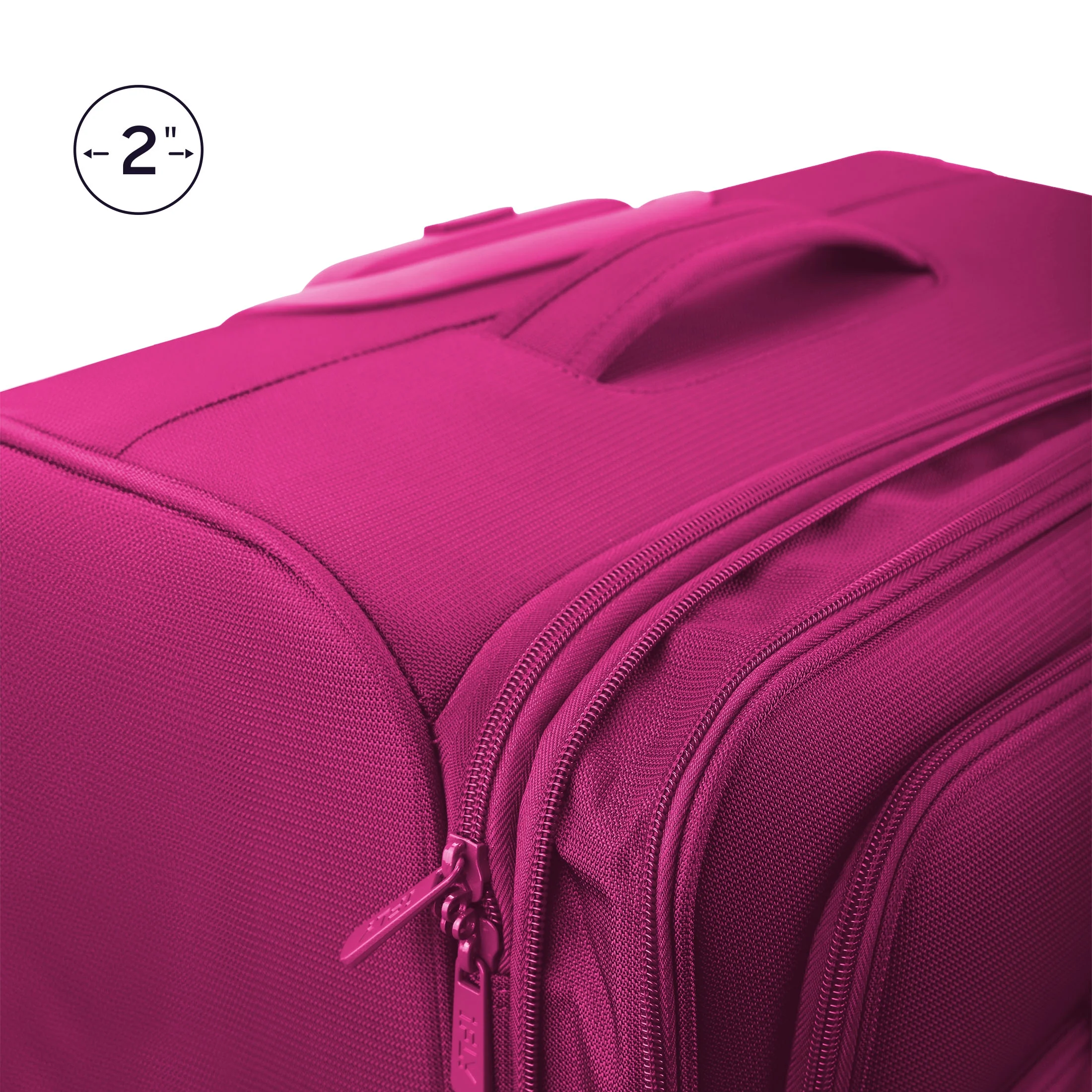 iFLY Softside Passion 20" Carry-on Luggage, Fuchsia