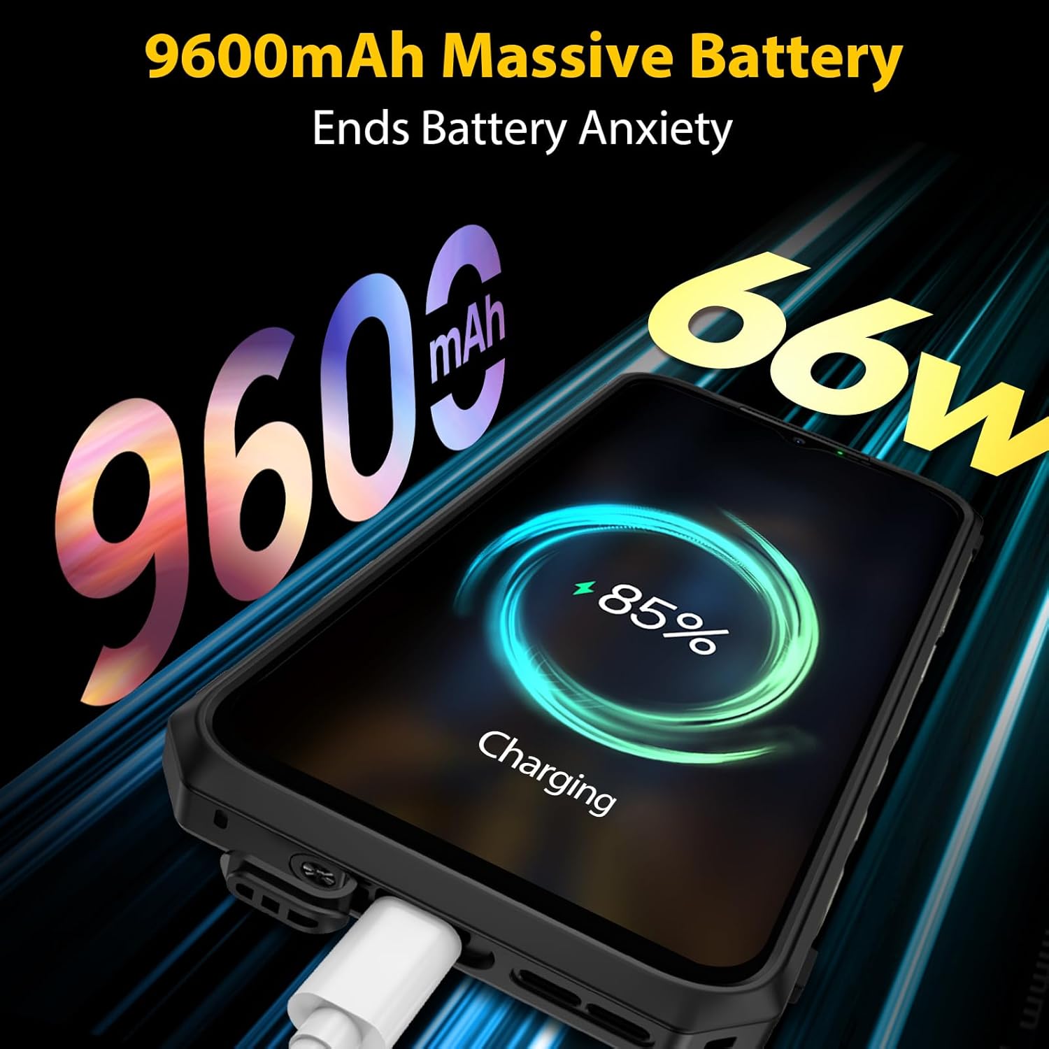 Ulefone Power Armor 18T Ultra 5G Rugged Phones, Thermal Image Camera, 24GB(12+12)+512GB MTK Dimensity 7050, 108MP Camera, 9600mAh, Android 13, uSmart Connector, Wireless Charge Unlocked Phone