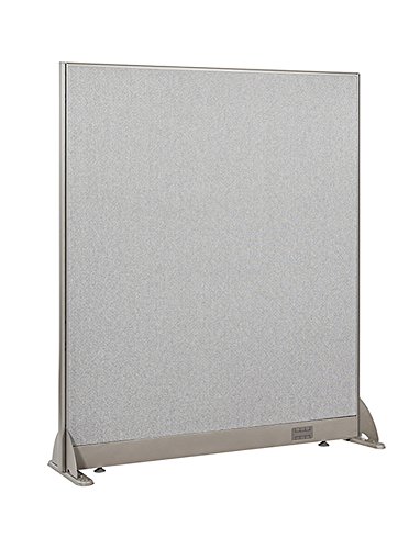 GOF Freestanding Office Partition, Large Fabric Room Divider Panel, 48" W x 72" H