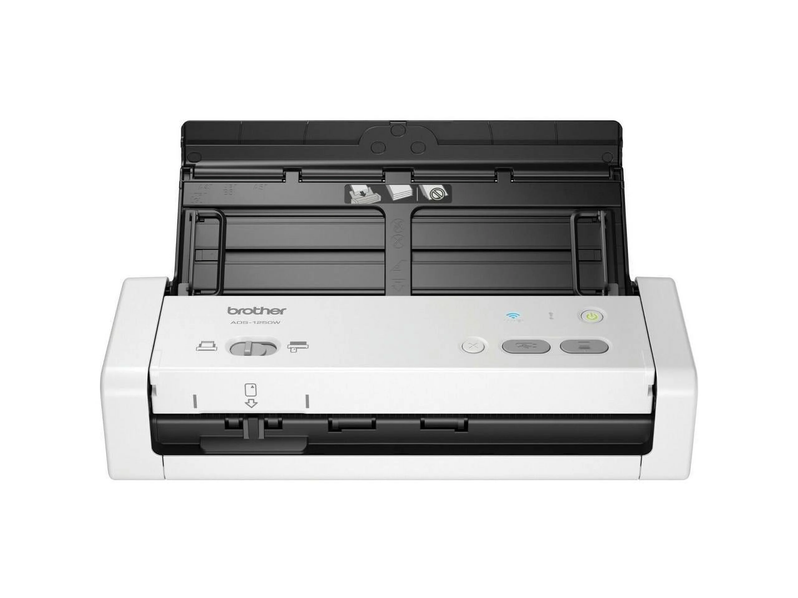 Brother Compact Desktop Scanner, ADS-1250W, Portable, Wireless Connectivity