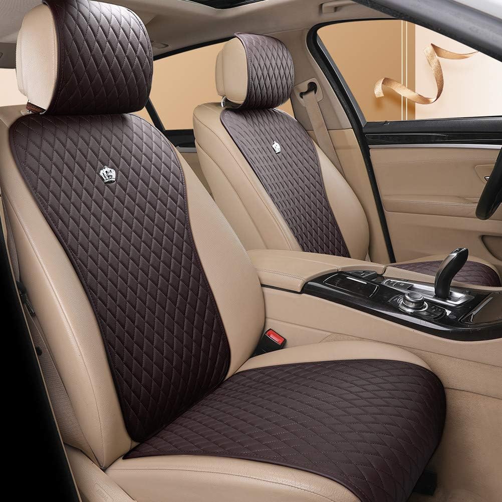 Purple Car Seat Cover Leather Seat Protector for Car Seats Comforty Car Seat Cover 2/3 Covered 11PCS Universal Fit Car/Auto/Truck/SUV (A-Purple)