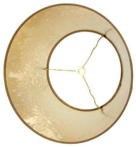 Upgradelights 16 inch Black with Gold Interior Bouillotte Lamp Shade in A Glossy