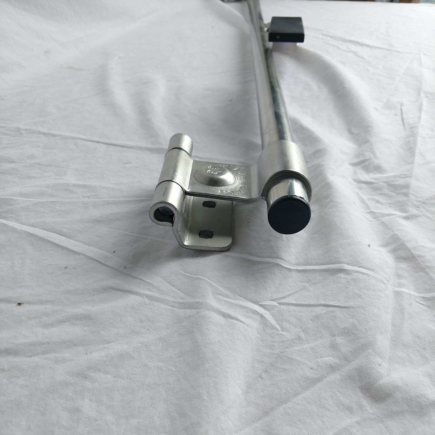 Kay (2) 45" Zinc Cargo Trailer Door CamBar Latch Tamper Proof Hinge & Mounting Hardware