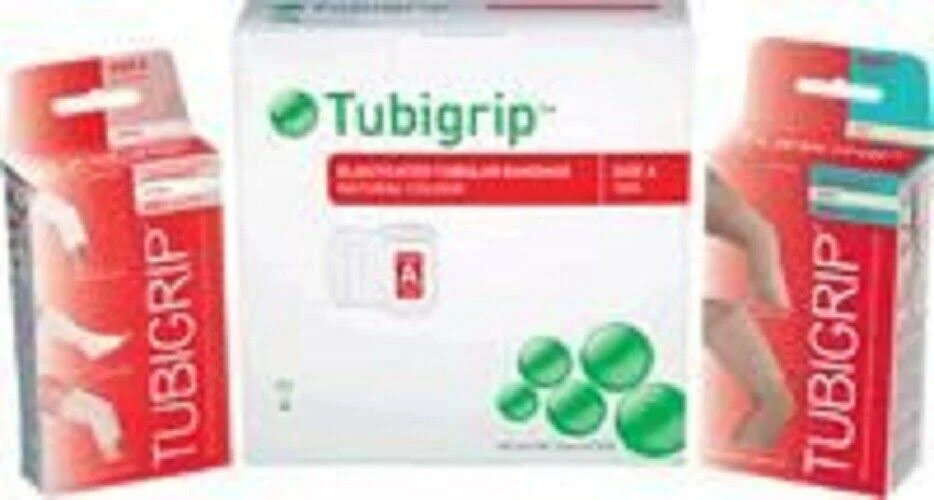 Tubigrip Elasticated Tubular Bandage Beige, Size D, 10 yds, 1 Count