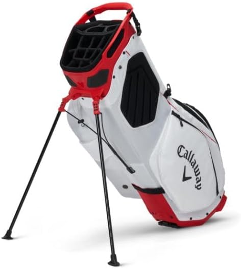 Callaway Golf Fairway 14 Stand Bag (WHT/FIRE RED)