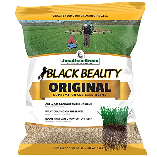 Jonathan Green 10315 Black Beauty Grass Seed Mix, 25-Pound