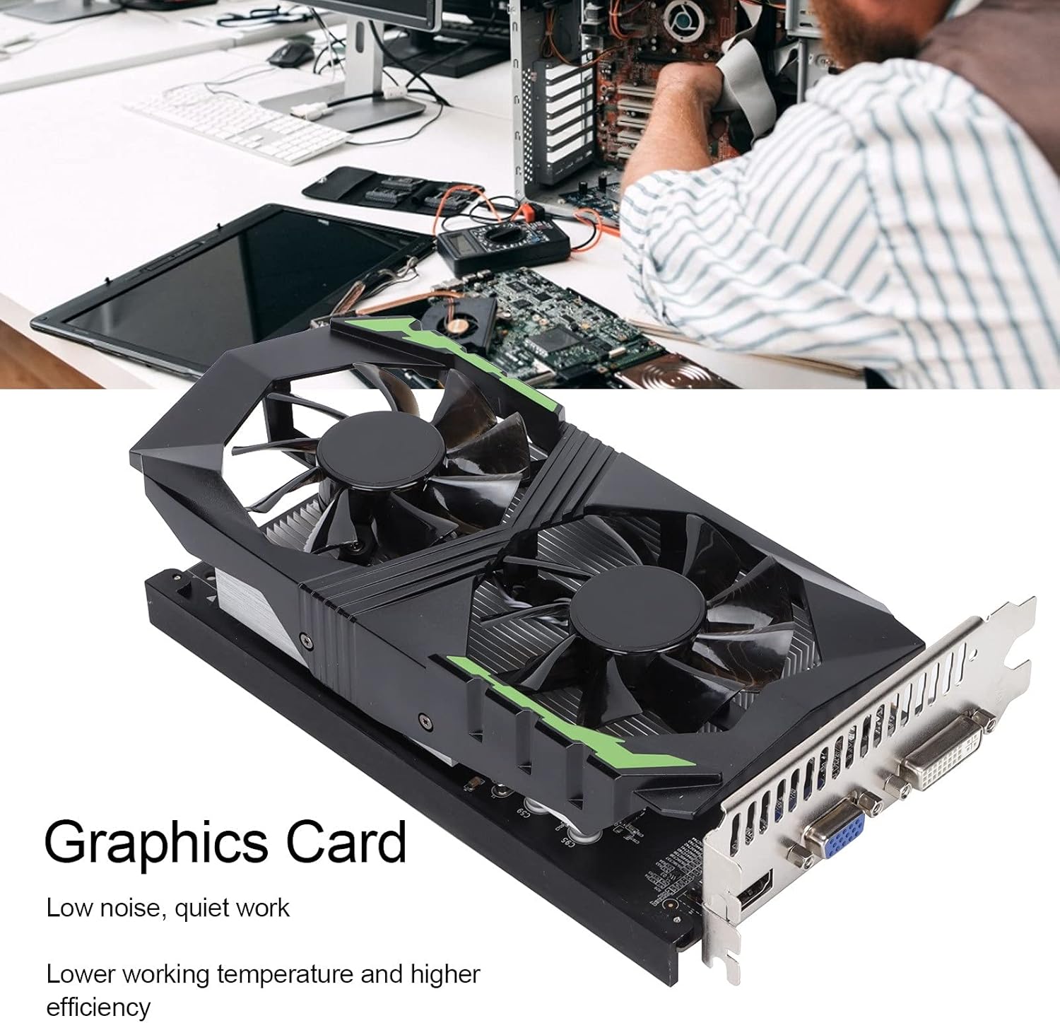 eboxer-1 GT X650Ti 4GB DDR5 128bit PCI Express 2.0 Graphics Card 1250MHz Video Memory Frequency, 900MHz 3D API DirectX 12 Dual Fan Low Profile Graphics Card