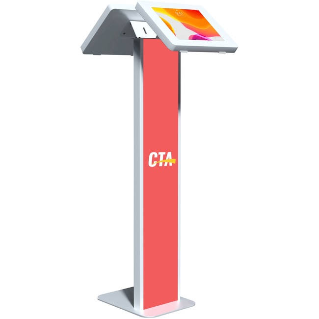 CTA Premium - Dual Enclosure Kiosk with Graphic Card Slot - Stand for 2 tablets