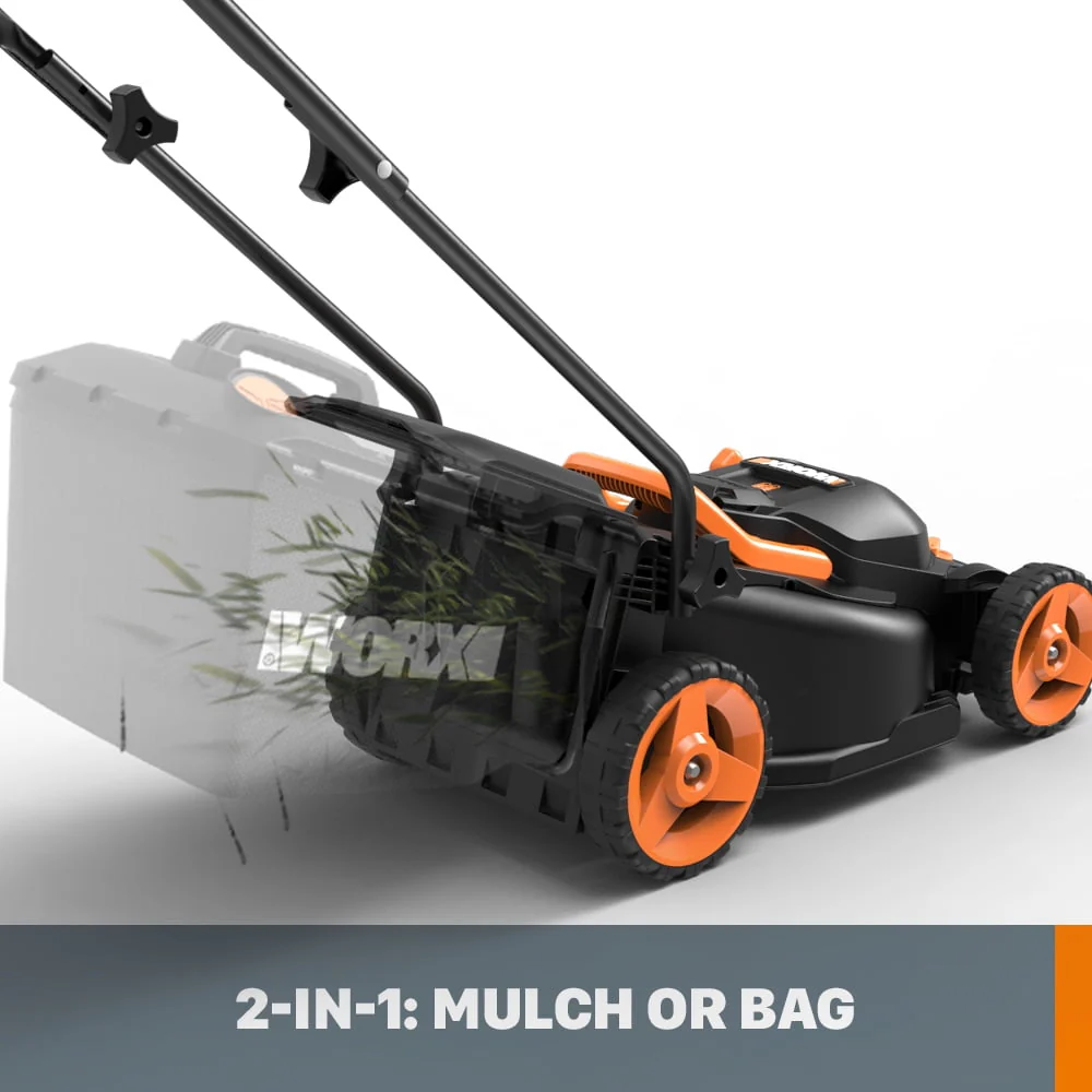 Worx WG779 40V Power Share 4.0Ah 14 Cordless Lawn Mower (Battery and Charger Included)