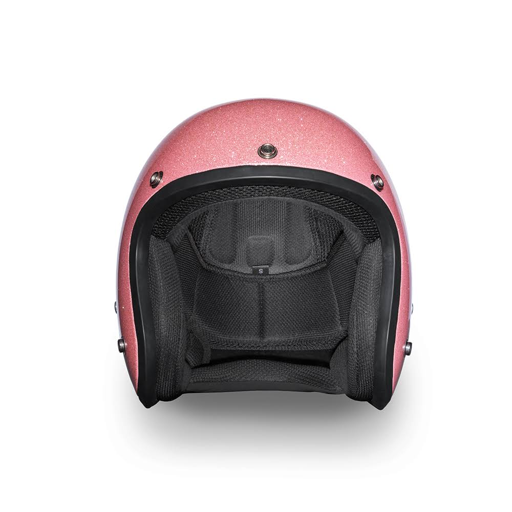 D.O.T. Daytona Cruiser- Pink Metal Flake Helmet Xs