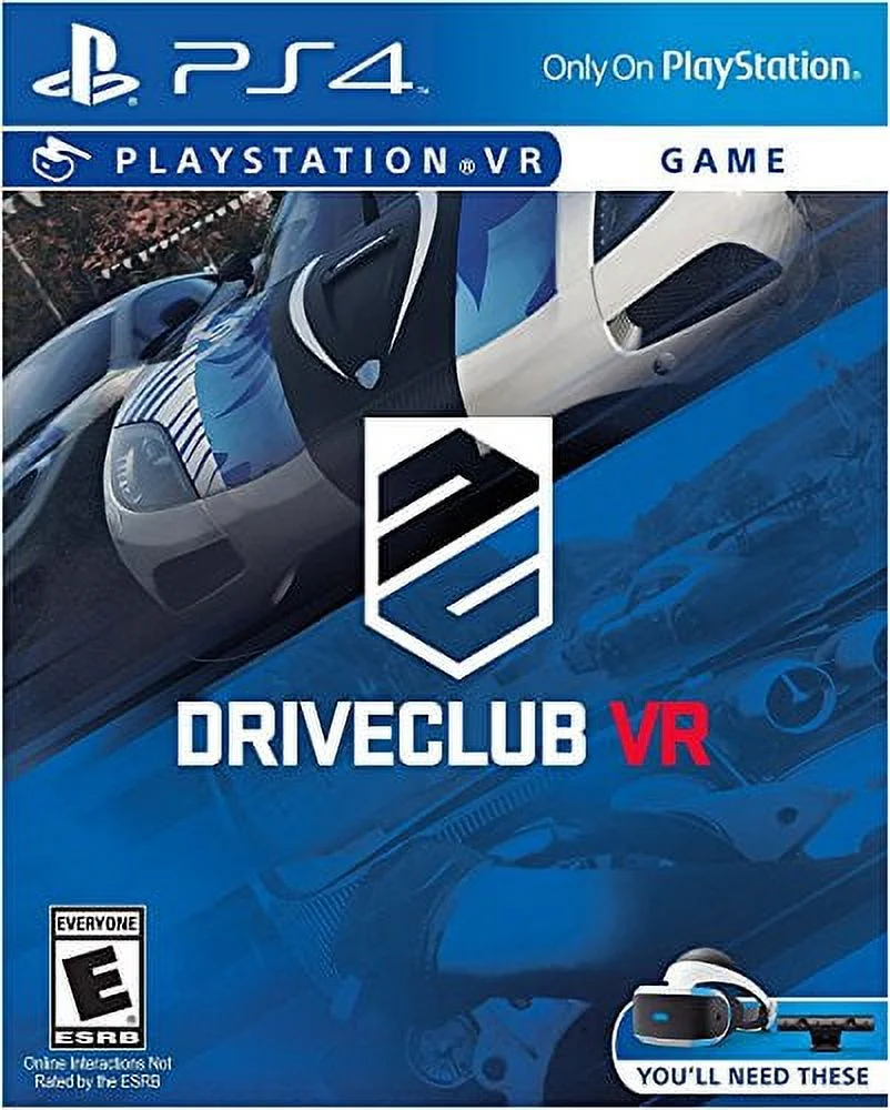 PlayStation VR Start Bundle 5 Items:VR Headset,Move Controller,PlayStation Camera Motion Sensor,PlayStation 4 Pro 1TB - Destiny 2 Bundle,VR Game Disc PSVR Drive Club