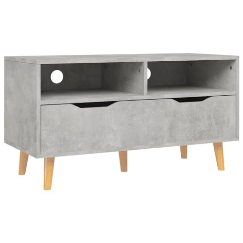 TV Stand, Center Console Storage Cabinet Small Console Table Low Tv Stand Suitable for Office Small Spaces Bedroom Living Room High Gloss White 35.4"x15.7"x19.1" Engineered Wood