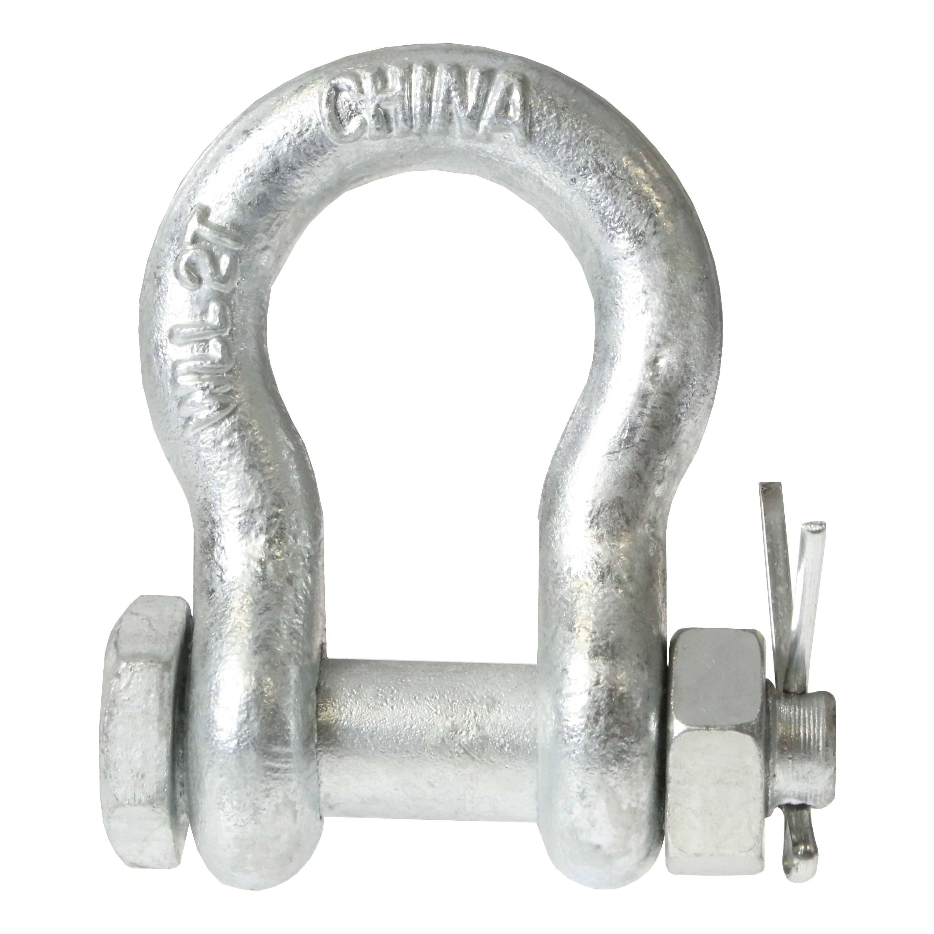 Anchor Shackle - Bolt Type - Import - 1-1/2x22 Steel - 17 Ton BTAS1-12