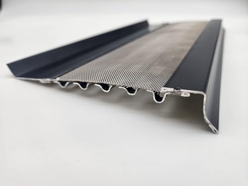 LEAF4GO D2:D150cromesh 5" and 6" Gutter Guards Leaf Protection, 50 Feet Wicker, Stainless Steel Mesh, Aluminum Gutter Covers, Contractor Grade Gutter Guard from Manufacturer