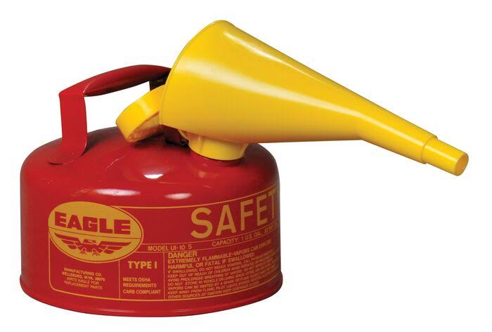 Eagle Type I Red Safety Can, 1-gal. UI-10-FS
