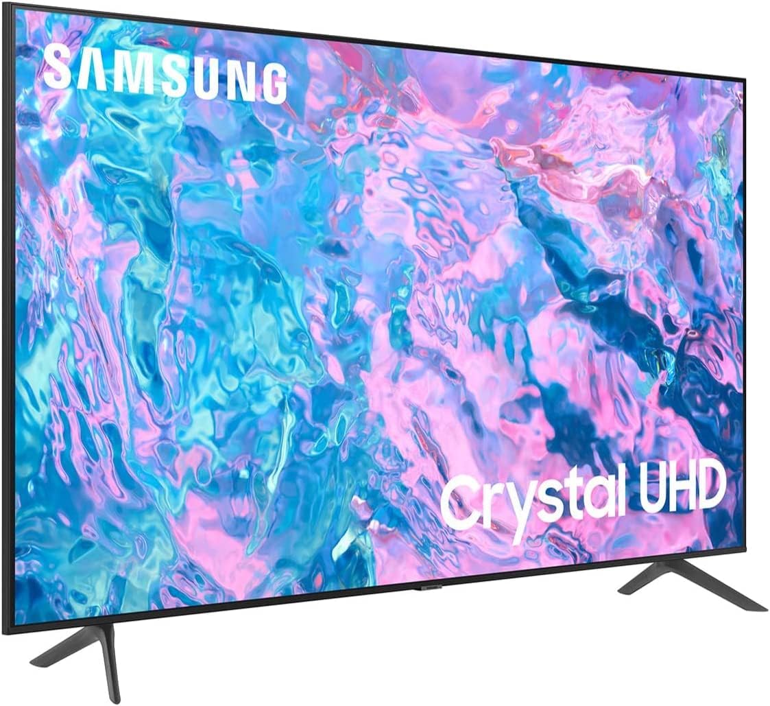 Samsung UN43CU7000 43-Inch Class Crystal UHD CU7000 Series PurColo, HDR, Gaming Hub, Smart TV with Alexa Built-in (UN43CU7000FXZA, 2023 Model) Includes Free 2 Year Warranty