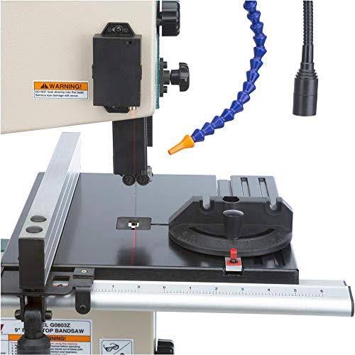 Grizzly G0803Z - 9x22 Benchtop Bandsaw with Laser Guide