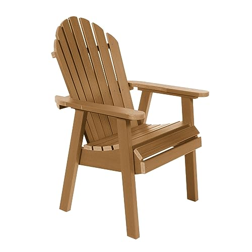 Sequoia Professional CM-CHRSQD2-CGE Commercial Grade Muskoka Adirondack Deck Dining Chair, Coastal Teak