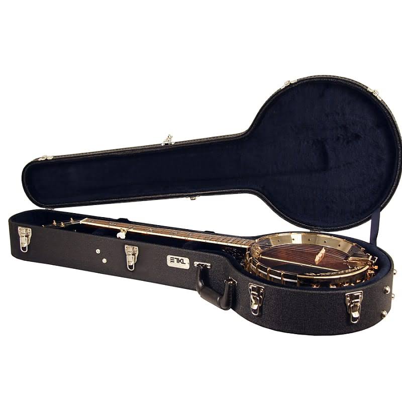 TKL 8840 LTD Archtop Black Hardshell 14-inch Resonator Banjo Case