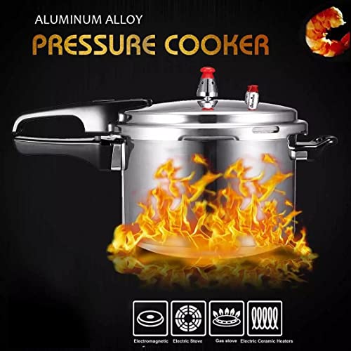 MidiLi Kitchen Pressure Cooker for Electric Stove Gas Stove Cooking Utensils Aluminum Pressure Cooker for Canning with/Easy Lock Lid for Steaming Canning and Stewing