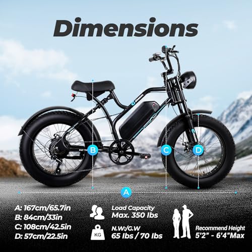 Fat Tire Electric Bike for Adults,1500W 32 Mph Top Speed Motorcycle Design Ebike, 48v 15.6AH 25-50 miles Long Range E Bike for Men and Women,All Terrain Motorbikes 20x4" Adult Electric Bicycles E-bike