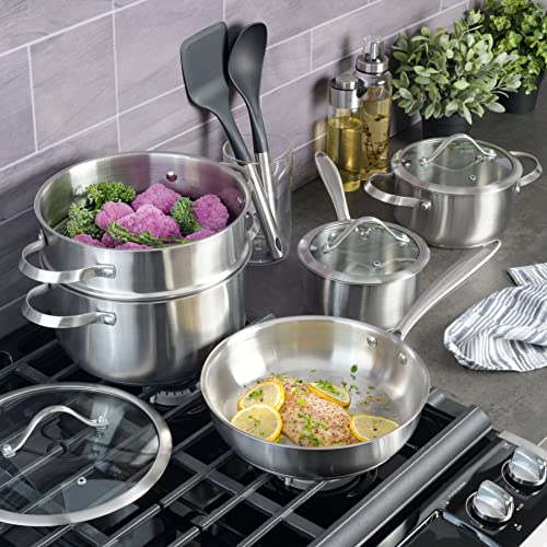Kenmore Elite Devon Stainless Steel Cookware Set