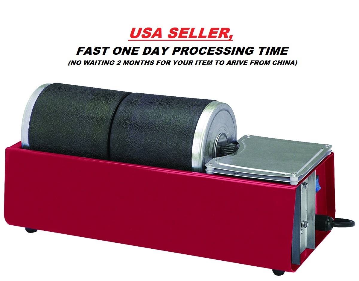 Chicago Electric Dual Drum Rotary Rock Tumbler