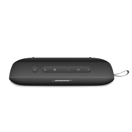 Bose SoundLink Flex Portable Bluetooth Speaker (2nd Gen), Portable Outdoor Speaker with Hi-Fi Audio, Up to 12 Hours Battery Life, Waterproof and Dustproof, Twilight Blue - Limited Edition Color