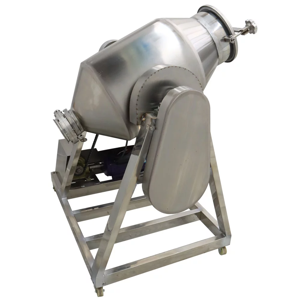 PreAsion 60L Stainless Steel Dry Powder Mixer Metal Metallurgy Powder Blender Drum Powder Blender 110V